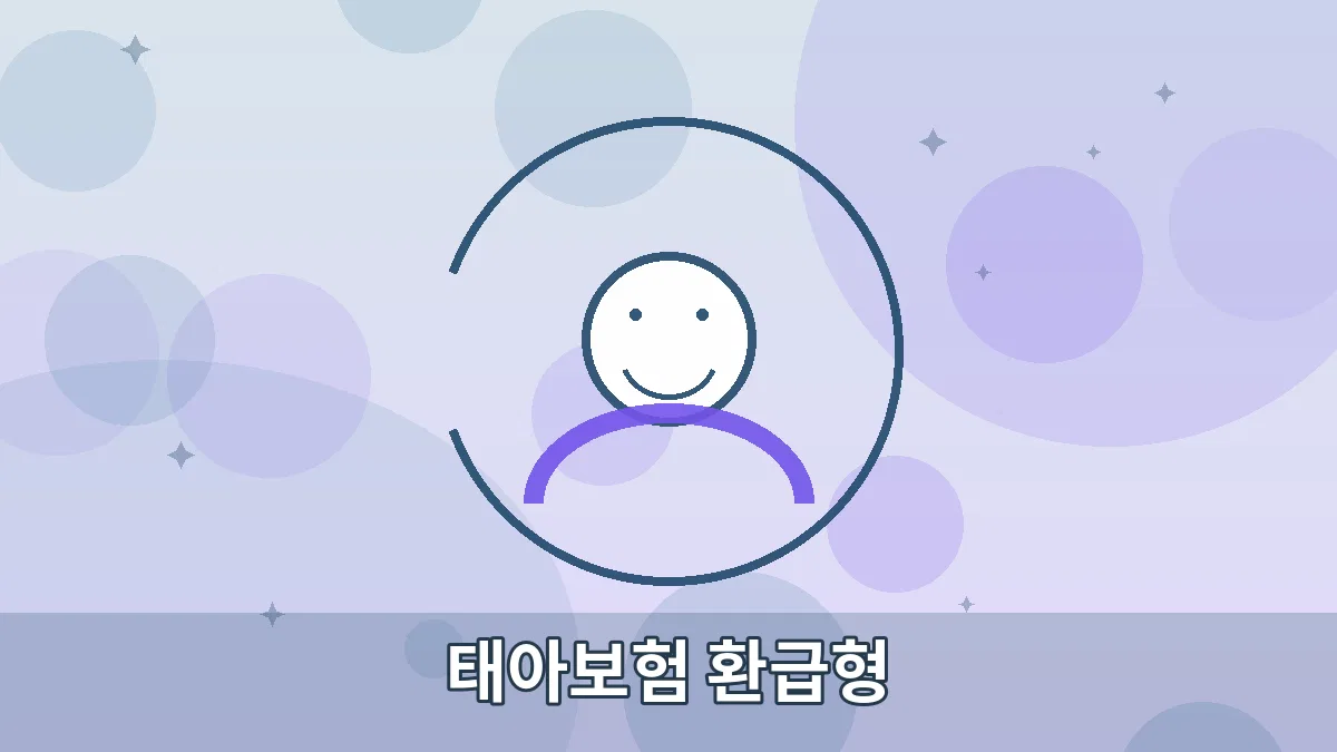 태아보험 환급형 안내 이미지 1