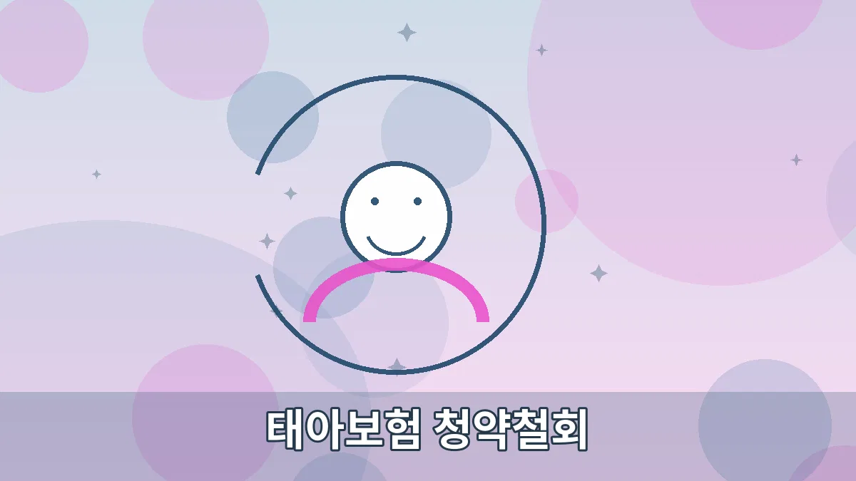 태아보험 청약철회 안내 이미지 3