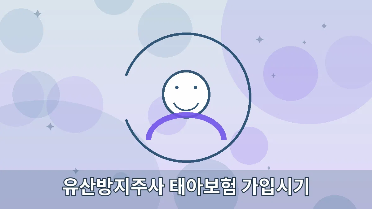 유산방지주사 태아보험 가입시기 안내 이미지 1
